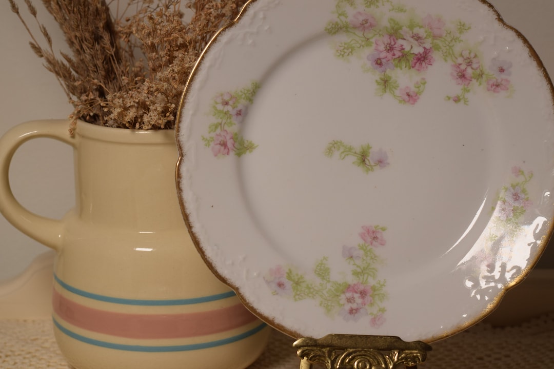 Old Abbey Limoges Dessert Plate Etsy