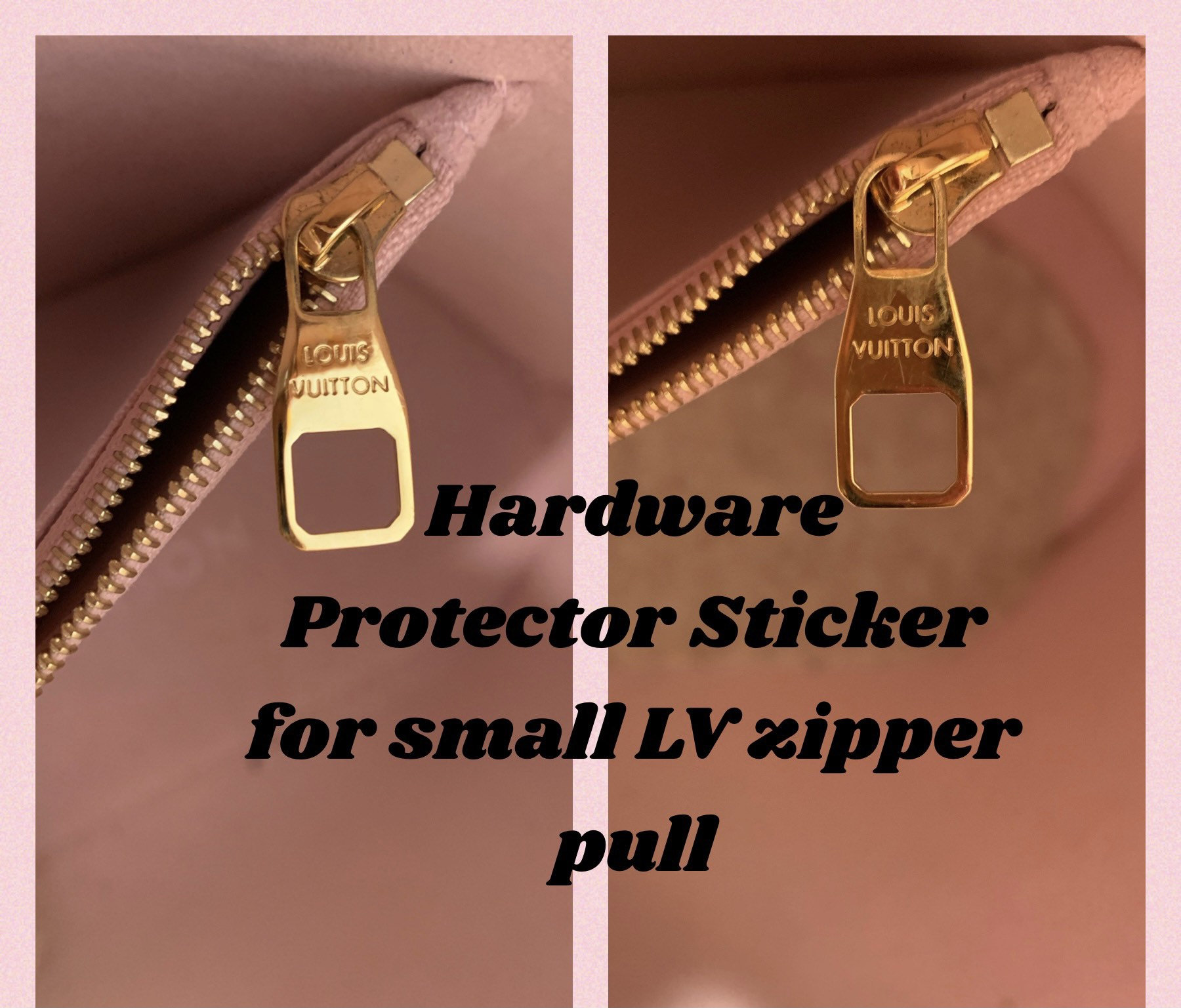 Hardware Protector Sticker for Zipper Pull 