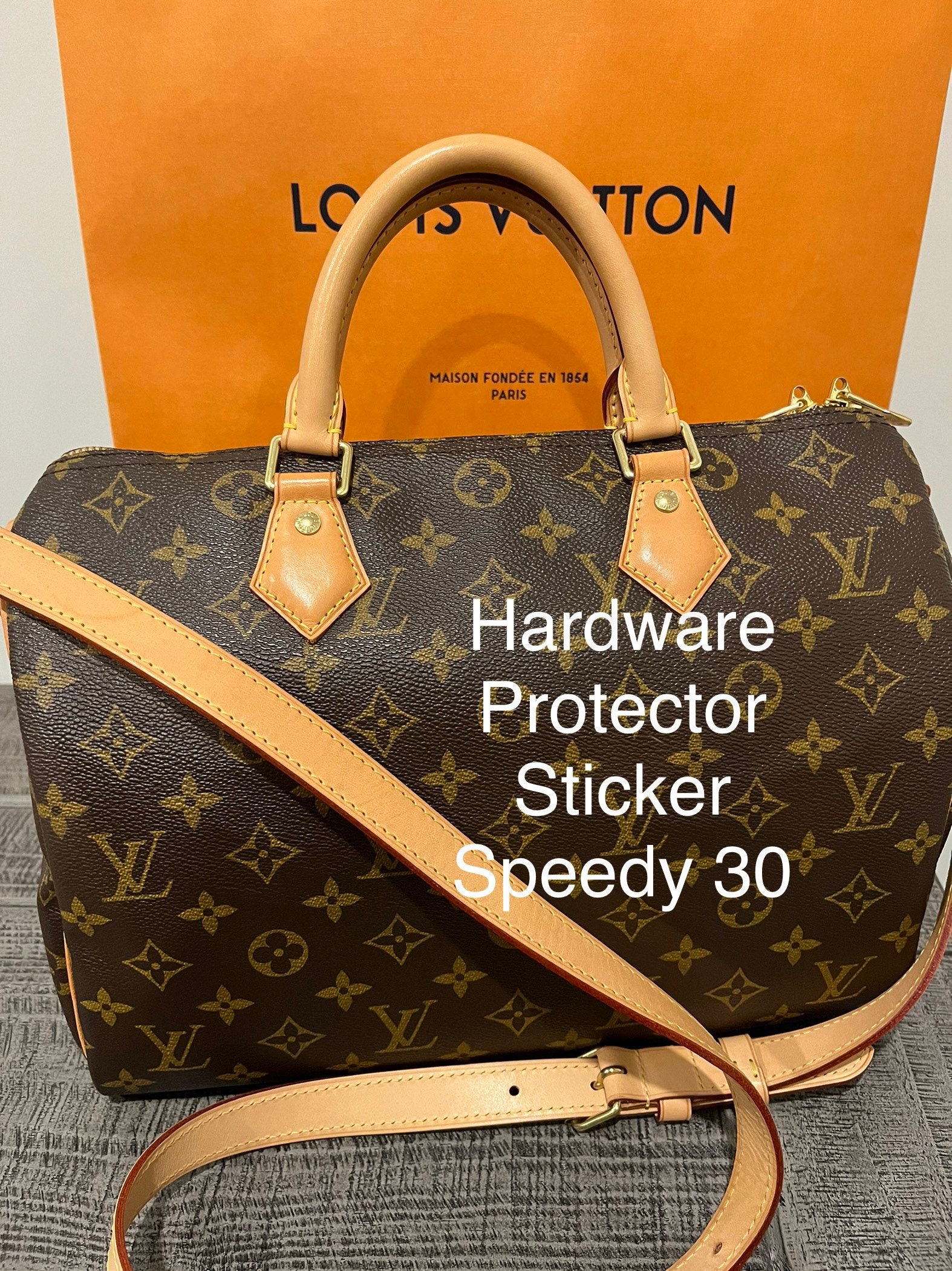 𝐁𝐍𝐂𝐓👜]💛 LV Speedy Bag Hardware Protective Sticker Film