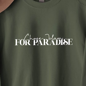 Chose Islam For Paradise SVG, PNG, PDF | Muslim Shirt Design, islam shirt design, muslim svg, muslim png, svg for muslim, Muslim Quotes Svg