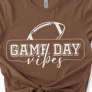 Game Day Vibes SVG PNG PDF | Game Day Svg, Football Svg, Game Day T-Shirt, Football Mom Svg, Sports T-Shirt Svg, Game Day Vibes T-Shirt Svg