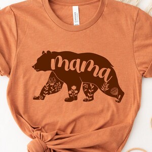 Mama Bear SVG, Mom Shirt svg, Mother&#39;s Day Gift, Mom Life, Blessed Mama, Cut Files for Cricut