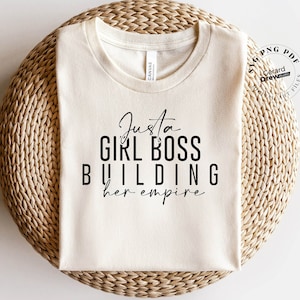 Just A Girl Boss SVG PNG | Building Her Empire PNG, sublimatie of print, ondernemer meisje, baas meisje, ondernemer svg, ondernemerschap