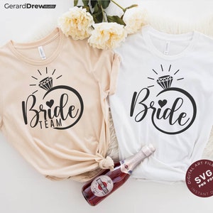 Bachelorette Party SVG PNG PDF | Bridal Shower Shirt Svg, Hen Party Svg, Bachelorette Svg, Bride Team Svg, Bridesmaids Gift, Bridal Party