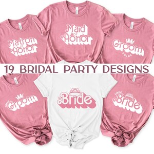 Bridal Party Bundle SVG PNG PDF | Bachelorette Party Svg, Bridal Shower Svg, Hen Party Svg, Wedding Svg, Bride Team Svg, Girls Trip