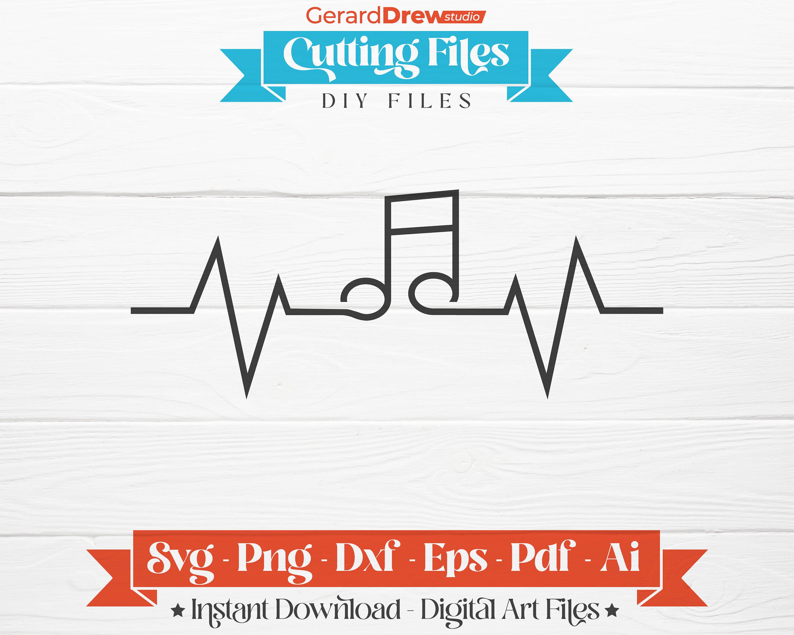 Musician Heartbeat Svg Svg for Musician Musician Svg - Etsy