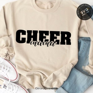 Cheer Mama SVG PNG PDF | Cheer Svg, Cheere Mama Png, Mama Shirt Svg, Gift for Mama Svg, Cheer Png, digital files for cricut Sublimation