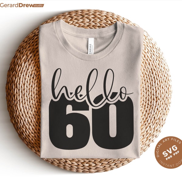 Sixty Svg - Etsy