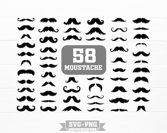 Father's Day Mustache Svg  Bundle | Mustache svg, Mustache clipart, Mustache svg file, Mustache vector, Mustache cricut, Mustache cut file