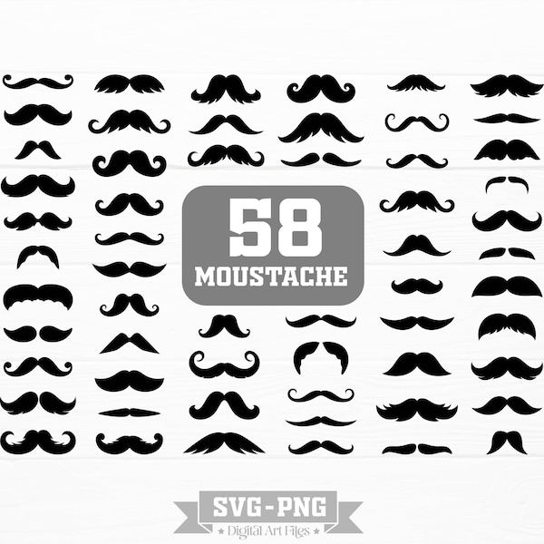 Pakiet wąsów SVG na Dzień Ojca | Wąsy SVG, wąsy clipart, plik SVG wąsy, wektor wąsy, wąsy Cricut, plik cięcia wąsów