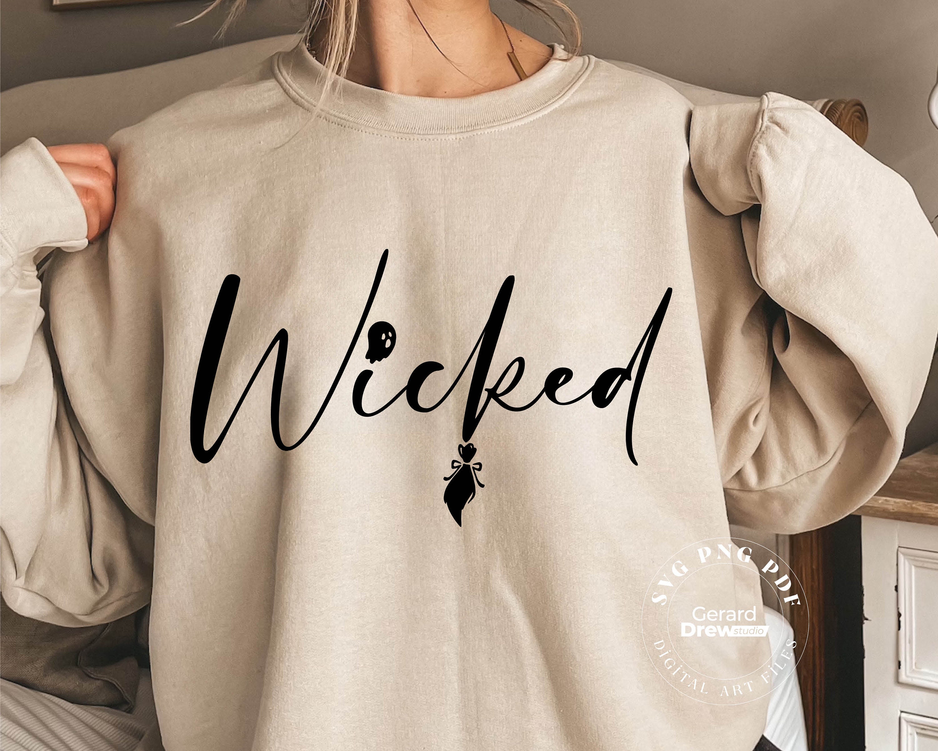 Wicked SVG PNG PDF | Spooky Vibes Svg, Mama Witch Svg, Halloween Svg ...