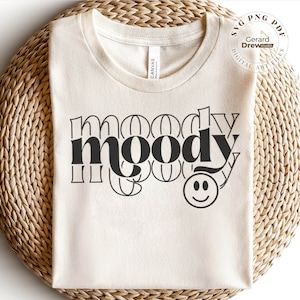 Moody SVG PNG PDF, Svg chemise fille, Svg ado drôle, Svg introverti, pas Svg aujourd'hui, Svg drôle maman, Mug sarcastique Svg, Svg sarcastique, Svg fatigué
