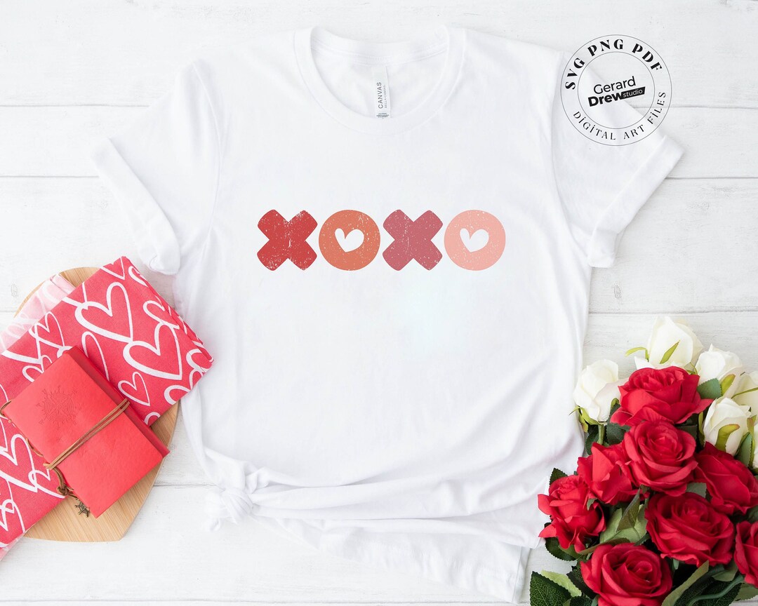 Pink Tones Xoxo PNG SVG PDF | Valentine’s Day Sublimation Png, Lover ...