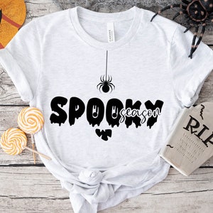 Spooky Season SVG PNG PDF | Halloween Shirt Svg, Spooky Png, Spooky Vibes Svg, Fall Svg, Svg Files for Cricut, Sublimation Designs Downloads