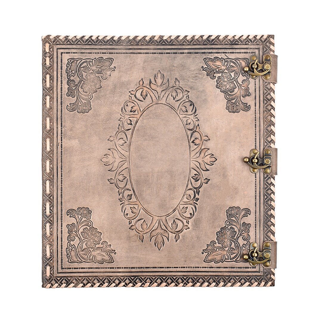 Extra Large Leather Journal 200 Pages Personalized Vintage Etsy