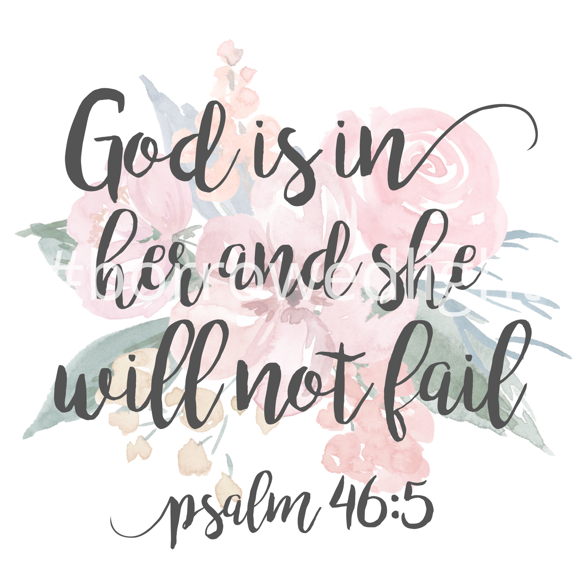 Floral Scripture Nursery Decor, Bible Verse Wall Art, Girl Nursery Wall ...