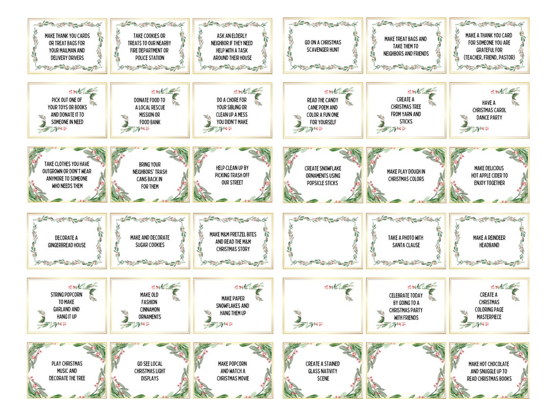 Printable Advent Story For Kids