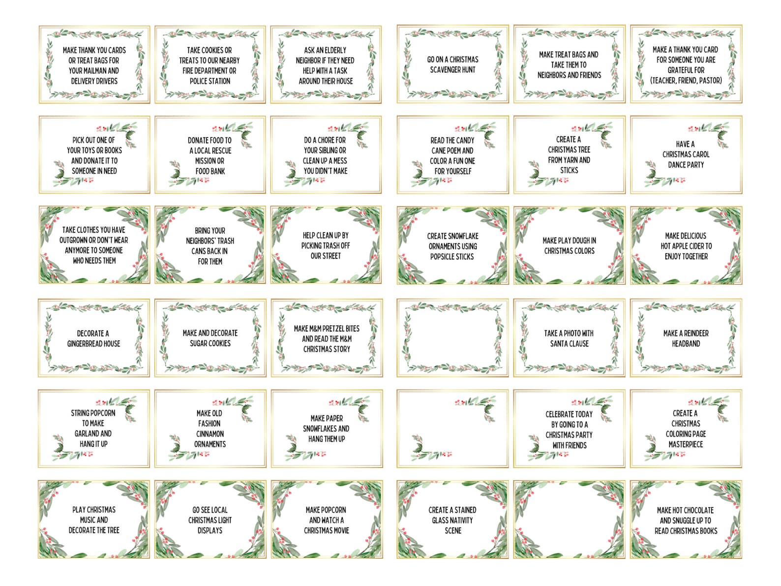 Printable Advent Story and Advent Activity Cards Kids Advent - Etsy