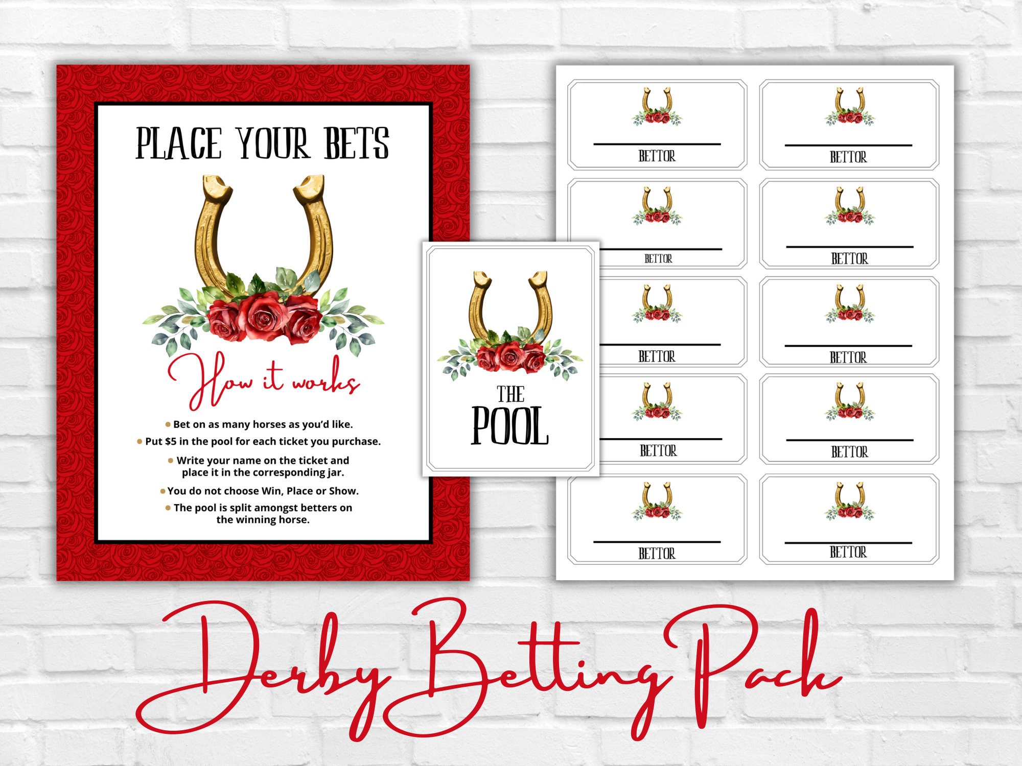 Kentucky Derby Betting Printable, Horse Race Betting Sign and Cards, Derby Party Activity, Kentucky Derby Bundle, Editable Instant Download - Etsy kentucky-derby-betting-printable-horse-race-betting-sign-and-cards-derby-party-activity-kentucky-derby-bundle-editable-instant-download-etsy