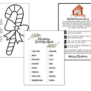 Printable Advent Story and Advent Activity Cards, Kids Advent Kit ...