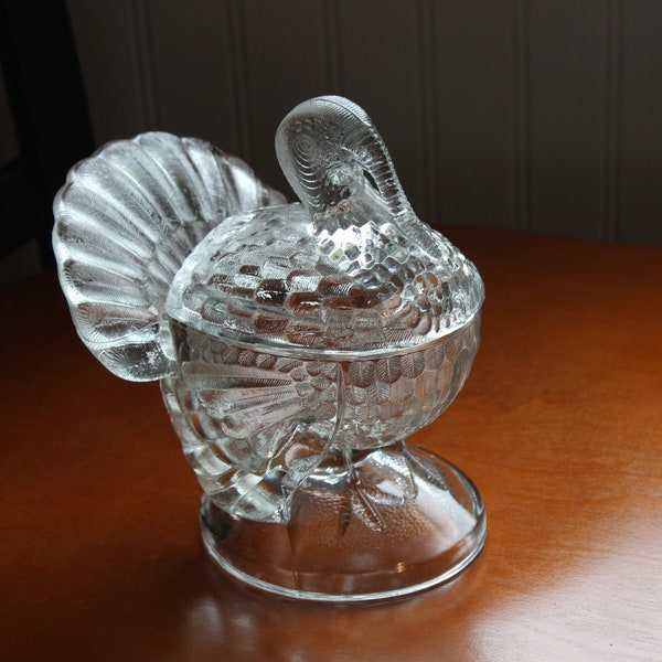 Turkey candy dish with lid