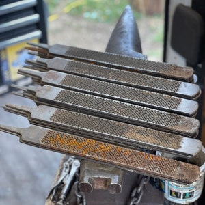 Used Metal File – Reclaimed Metal Tool for Blacksmithing, Knife Making, Metal Art, Forging, Welding, or DIY Projects