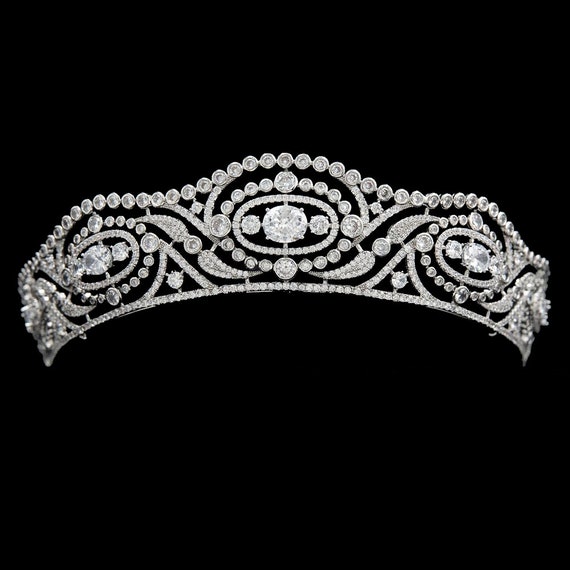 Bridal Royal Wedding Crown Luxury Headpiece for Bride  display picture 3