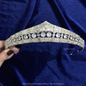 Duchess of Calabria&#39;s Ruby Bridal Crown Wedding Tiara Royal Luxury
