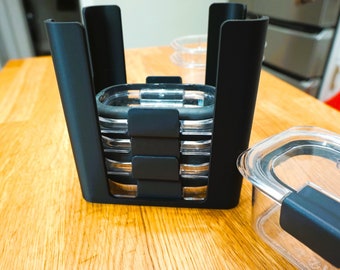 1.3 Cup Rubbermaid Brilliance Lid Holder, Holds 8 Lids