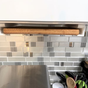 Wooden Cutting Board Under Cabinet Holder