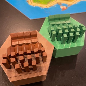Catan game piece holder and organizer
