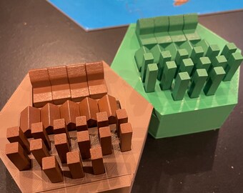 Uchwyt i organizer na elementy gry Catan