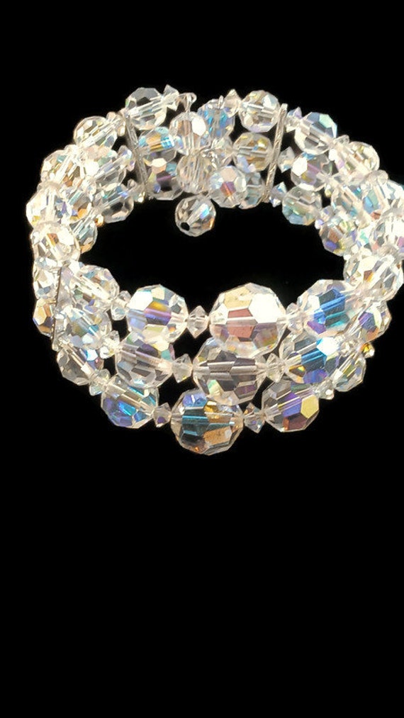 1960s Aurora Borealis Jewelry Set - Collar Neckla… - image 8