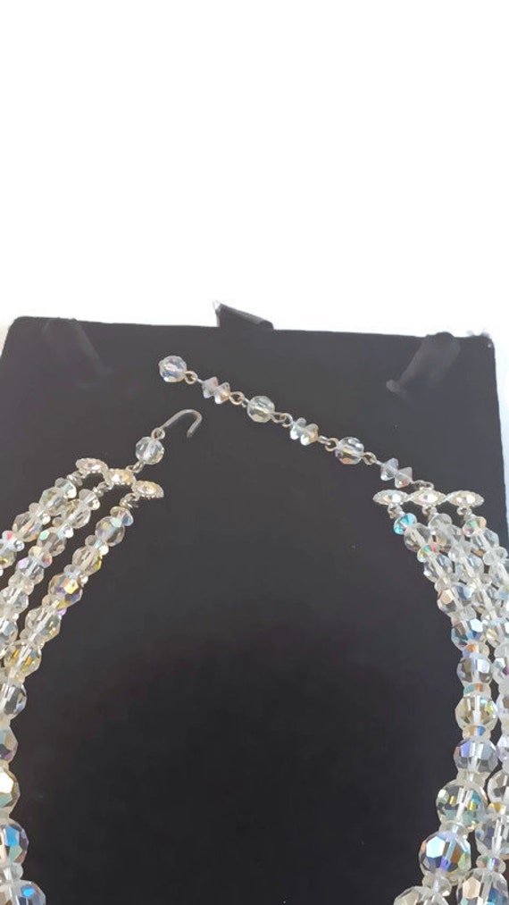 1960s Aurora Borealis Jewelry Set - Collar Neckla… - image 7