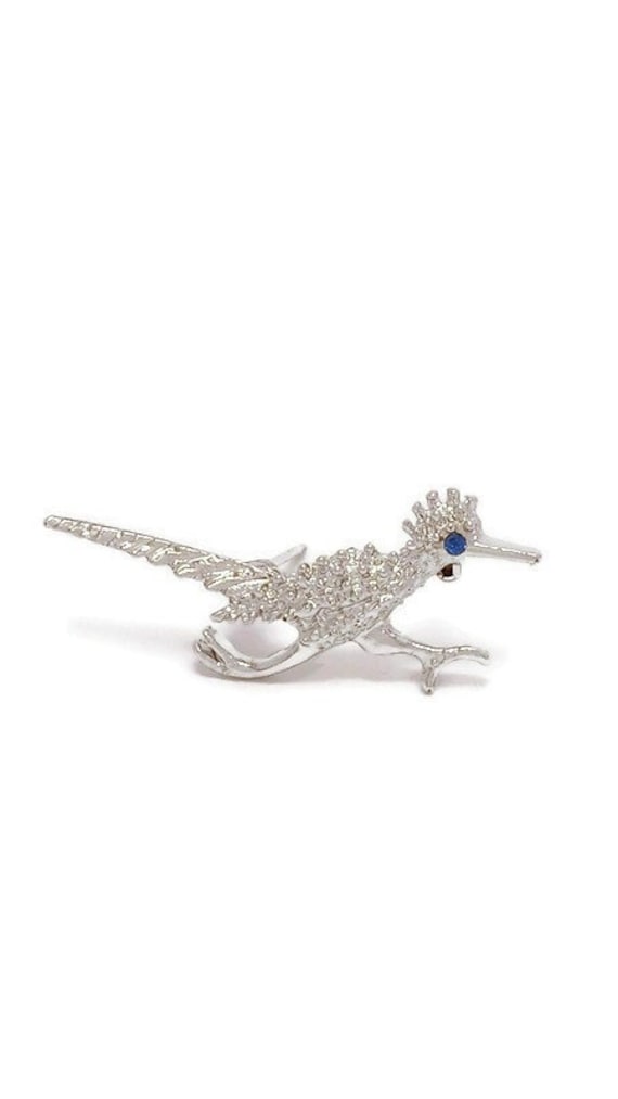 Quirky Vintage Roadrunner Brooch