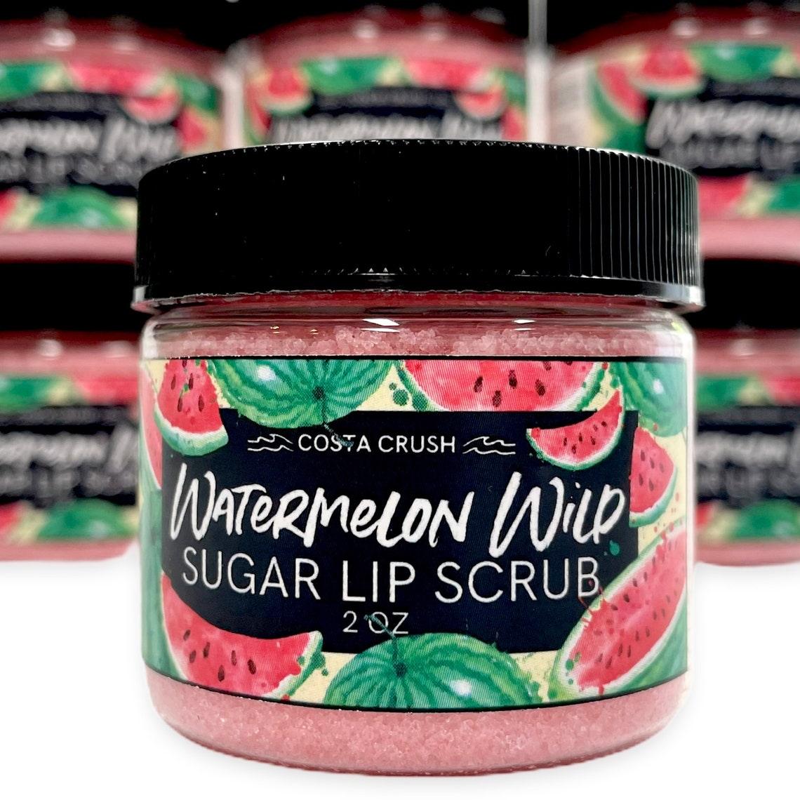 Watermelon Lip Scrub Lip Exfoliate Watermelon Sugar Scrub Etsy
