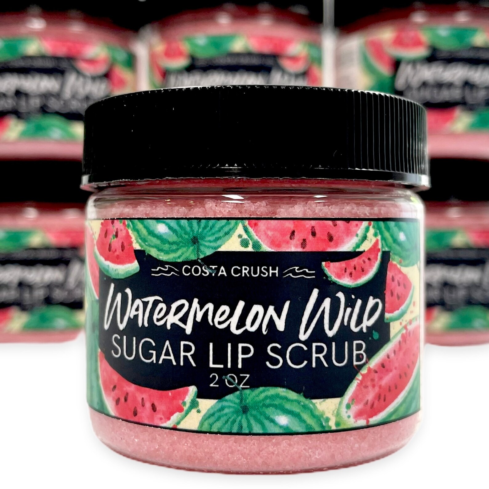 Watermelon Lip Scrub Lip Exfoliate Watermelon Sugar Scrub Etsy
