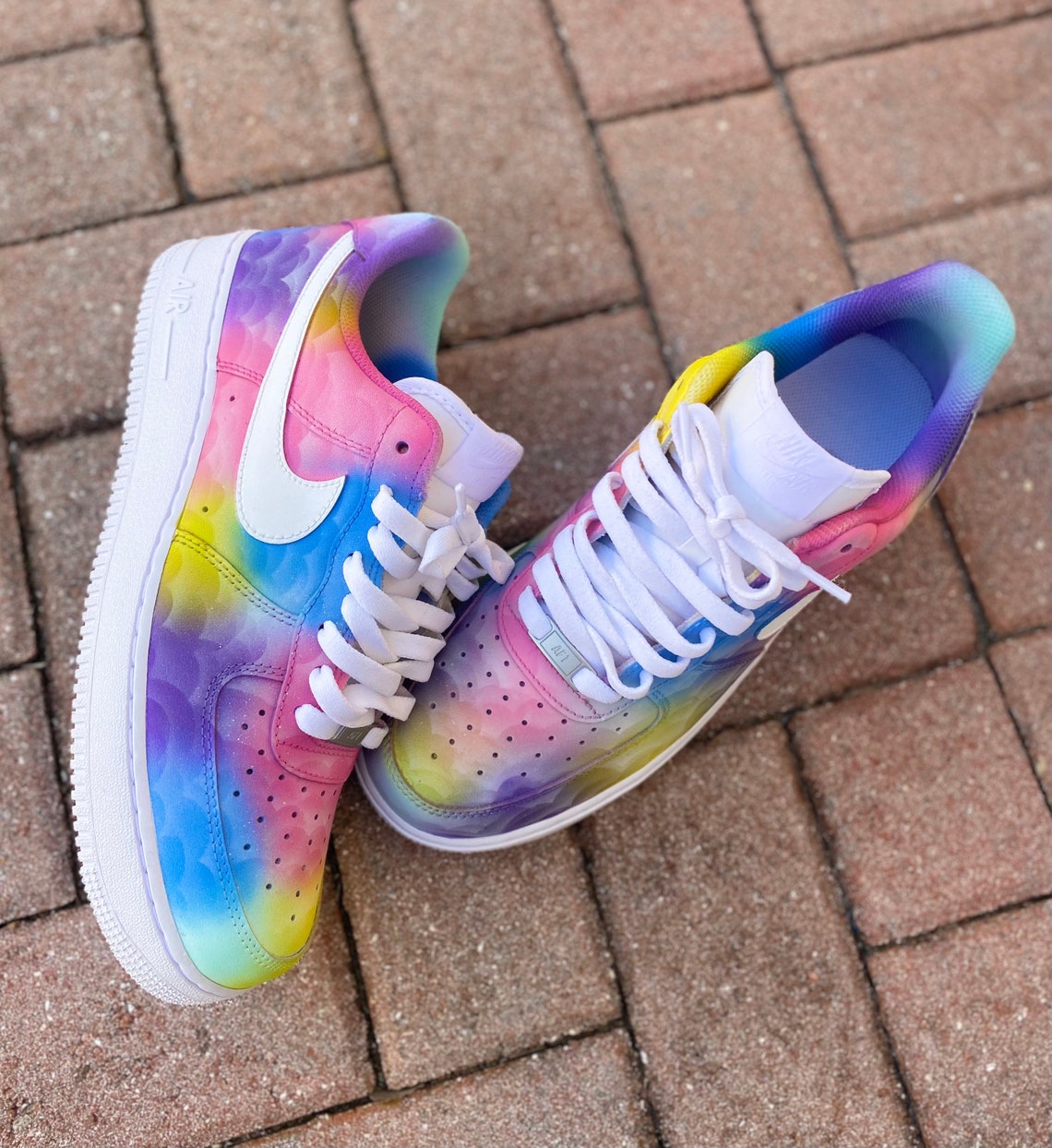 custom air force 1 clouds