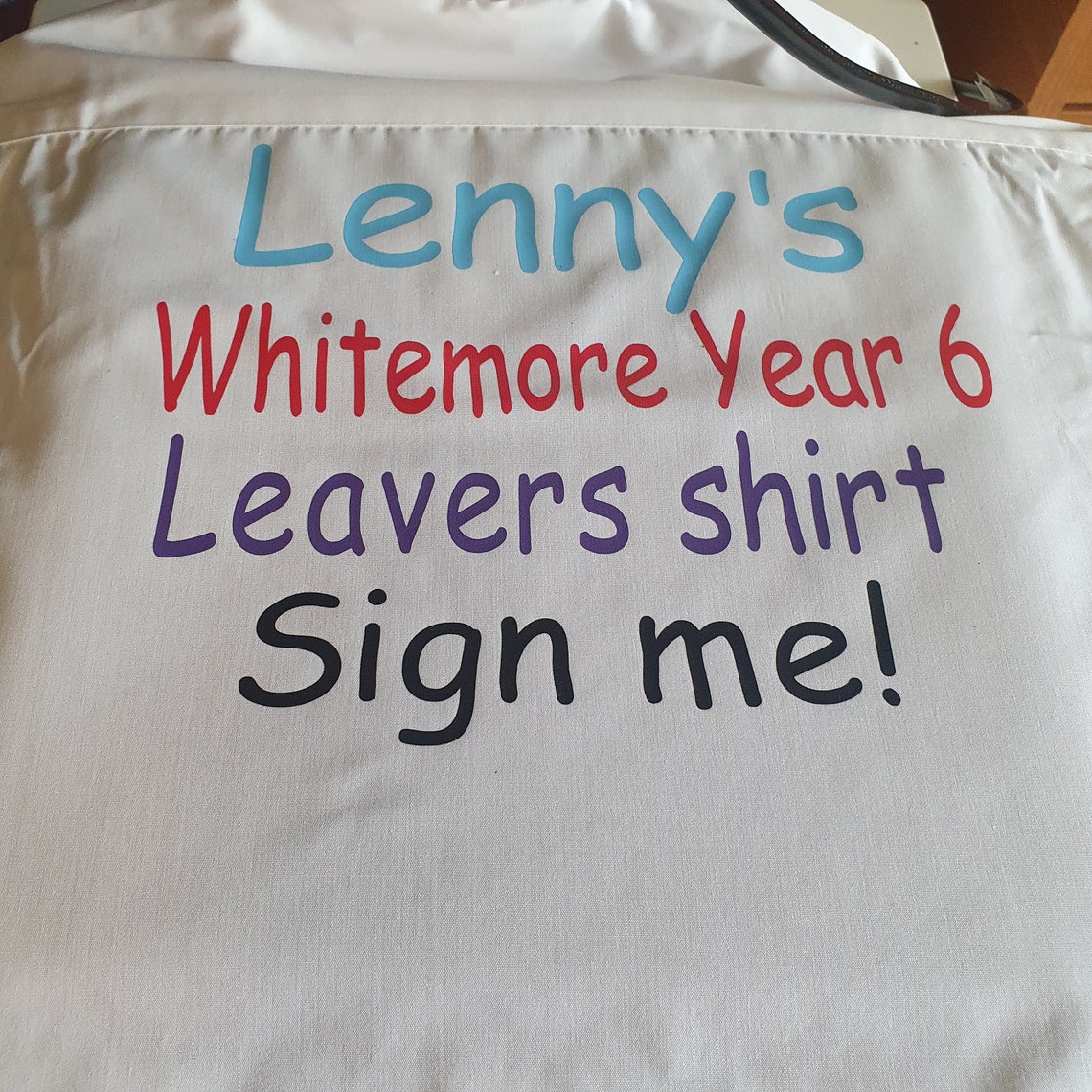 Personalised Kids School Leavers Shirt Etsy UK