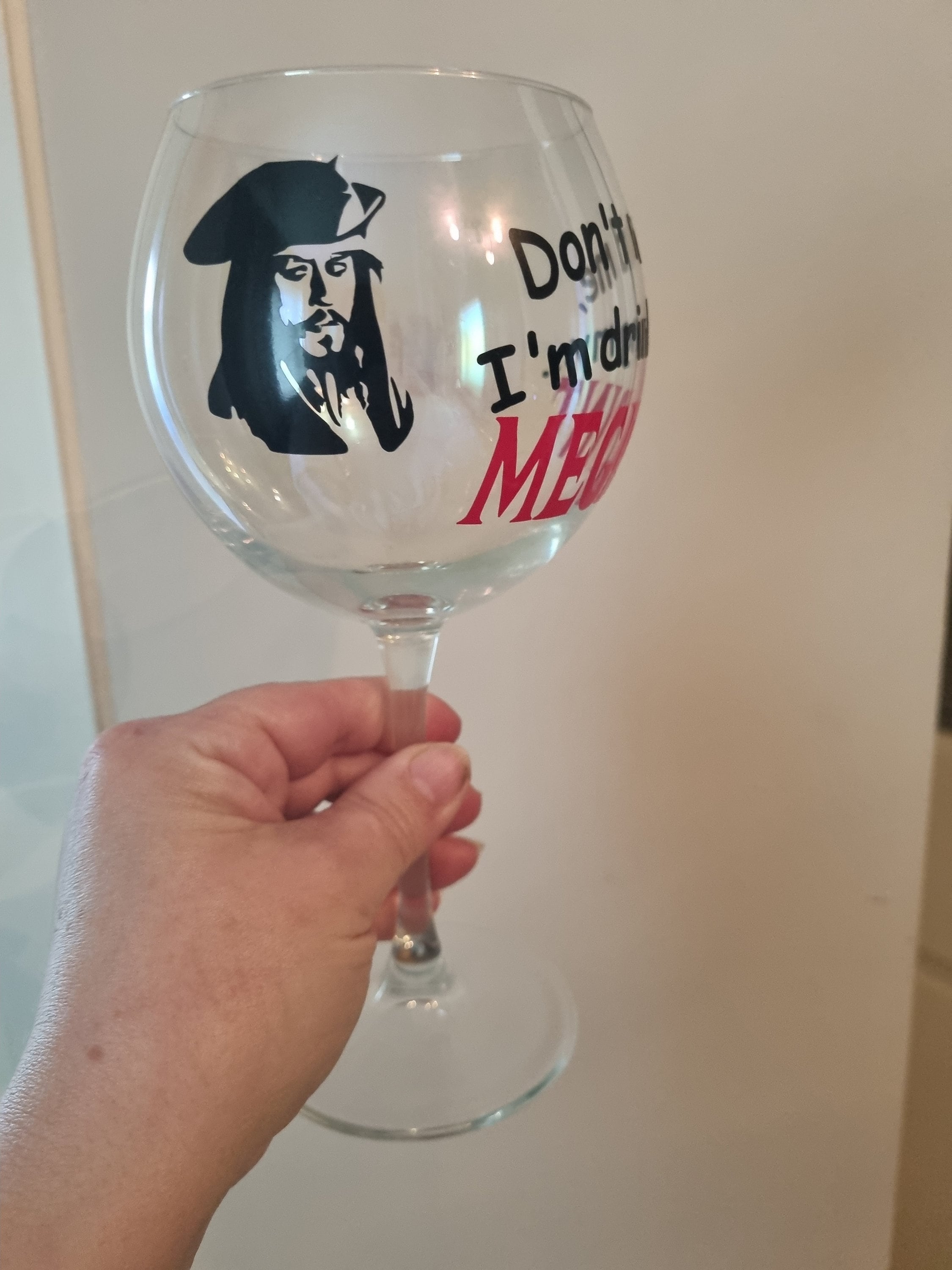 Johnny Depp Mega Pint Glass Wine Johnny Depp Etsy UK