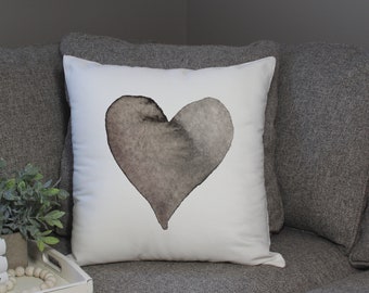 Heart Pillow Cover | Valentines Pillow Cover | Valentines Decor| Be Mine | Decorative Pillow Cover