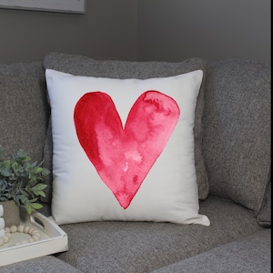 Heart Pillow Cover | Valentines Pillow Cover | Valentines Decor| Be Mine | Decorative Pillow Cover