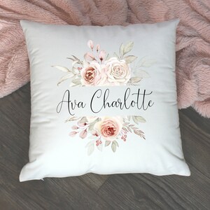 Custom Nursery Pillow | Baby Stat Pillow | Baby Pillow Cover | Baby Holiday Gift Item | Nursery Pillow Cover | Personalized Baby Pillow|