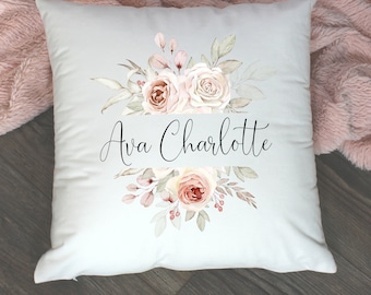 Custom Nursery Pillow | Baby Stat Pillow | Baby Pillow Cover | Baby Holiday Gift Item | Nursery Pillow Cover | Personalized Baby Pillow|