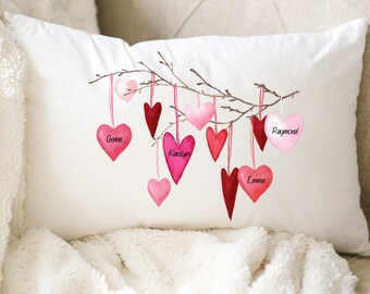 heart shaped pillow case