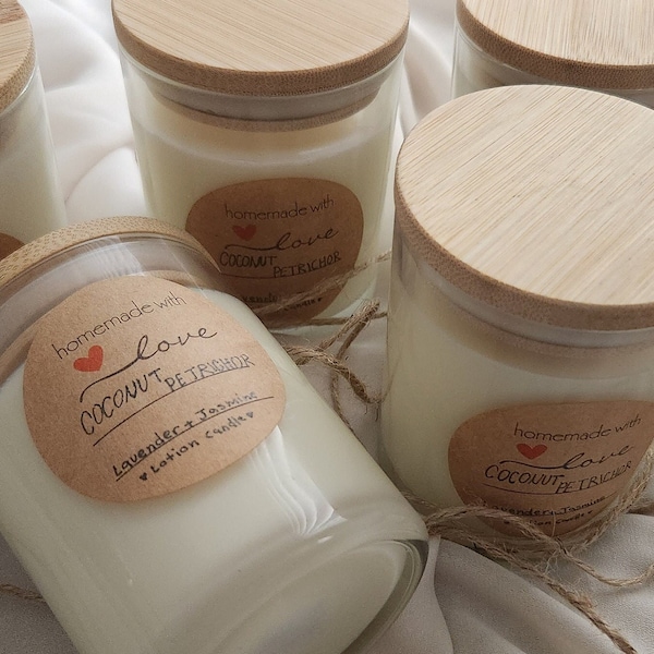 Lotion Candle Etsy