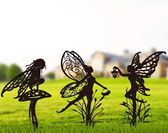 Garden Fairy Metal outdoor decor for your patio and Lawn