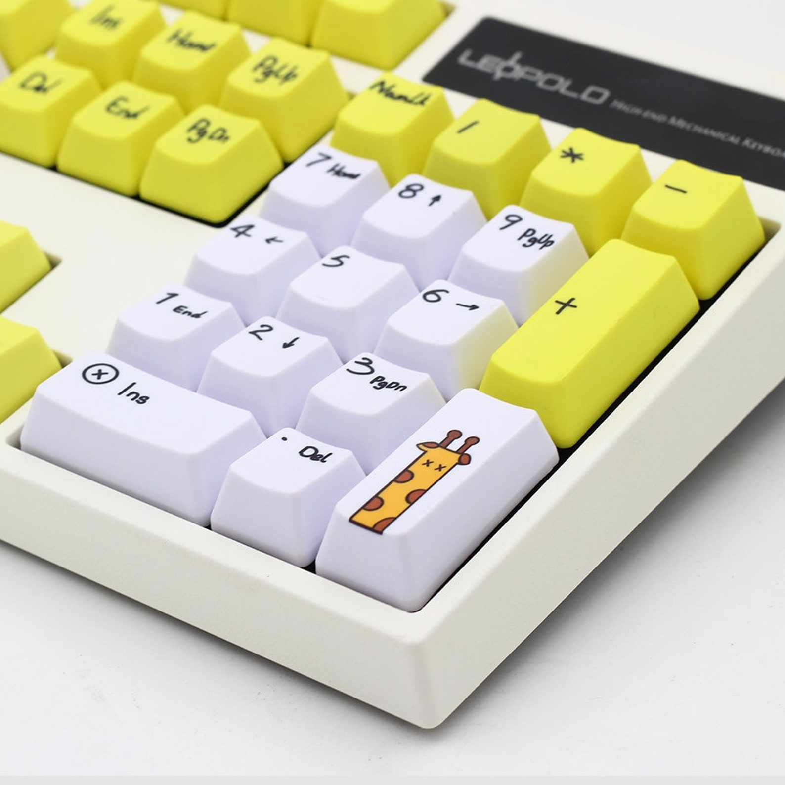 Yellow Keycaps Cute Keycaps Animals Keycaps Etsy