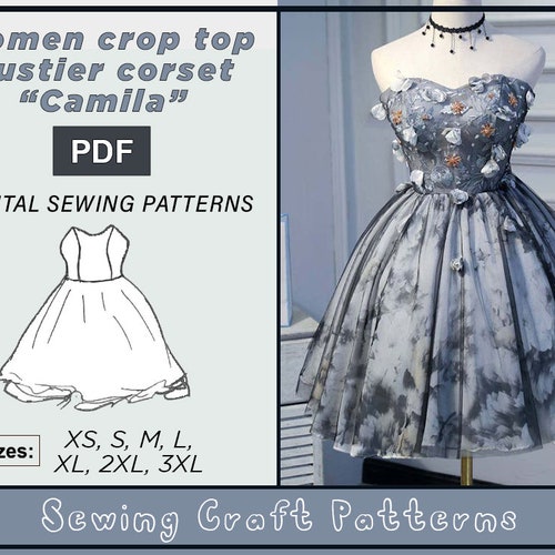 Sewing PATTERN Women Wedding Prom Dress Women Sewing - Etsy