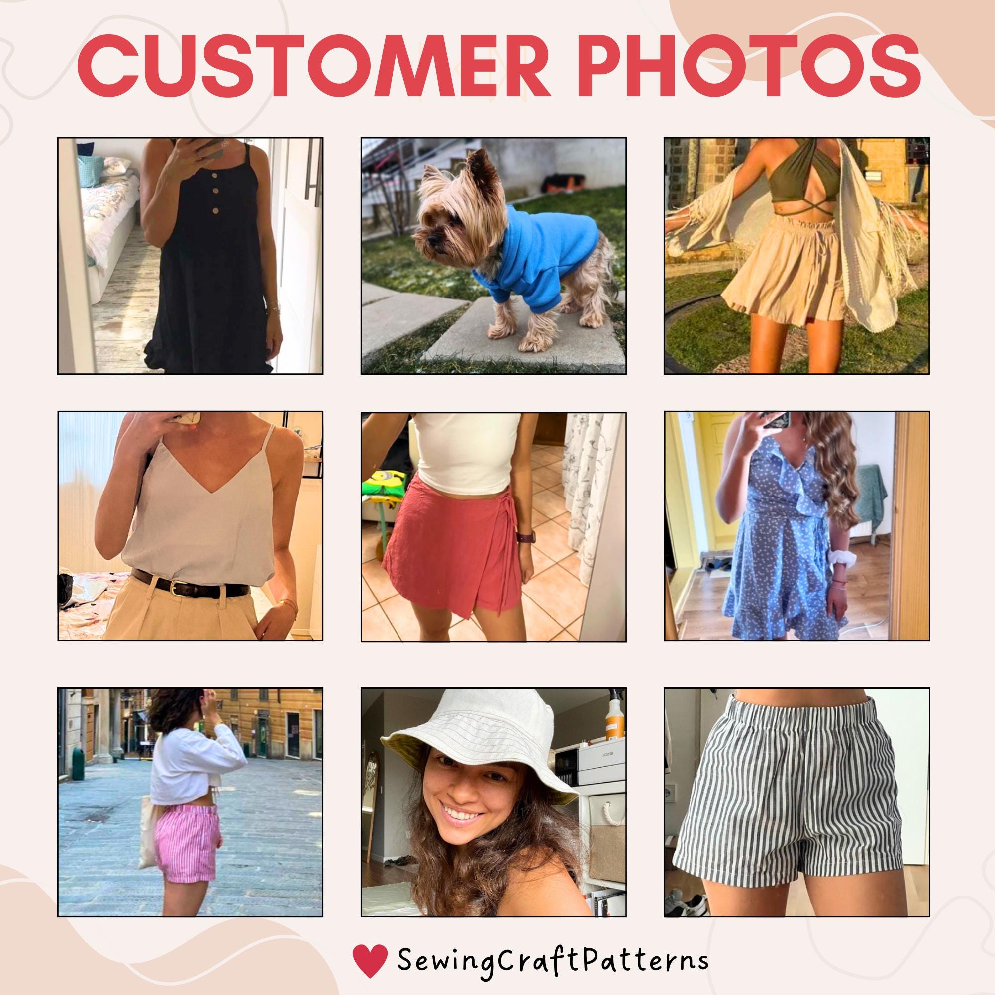 Bucket Hat Sewing Pattern for Women | Summer Hat PDF Pattern, 4 Sizes ...